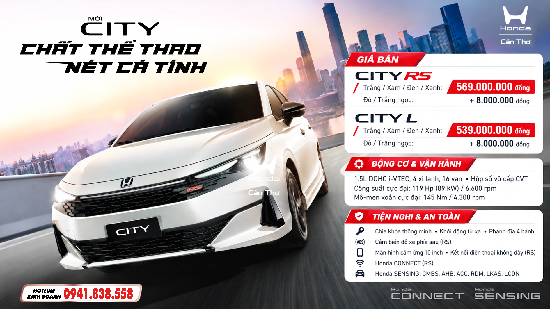 Honda Việt Nam chính thức ra mắt Honda City mới
